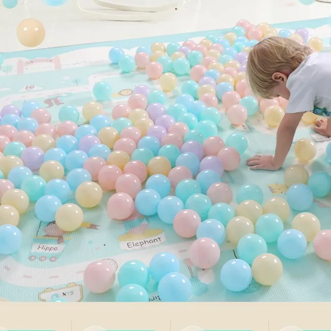 5cm 6cm 7cm Wholesale Bulk Clear Plastic Ball Pit Balls For Ball Pools