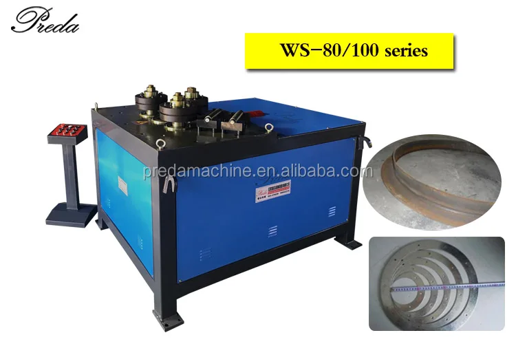 Angle iron rolling machine