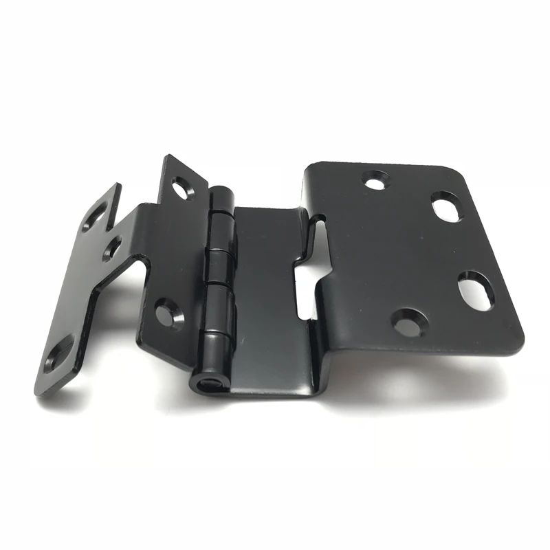 Heavy Duty Folding Design Gate Cranked Swivel Hinge With Black Painted