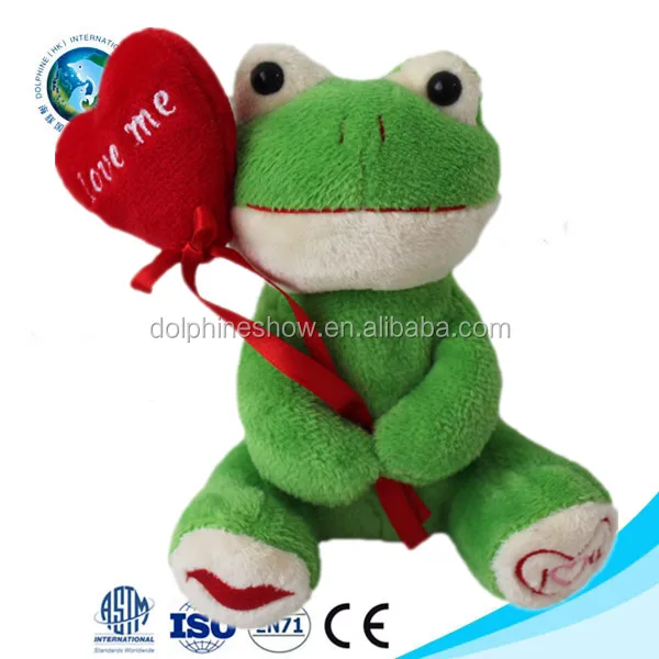 valentine frog stuffed animal