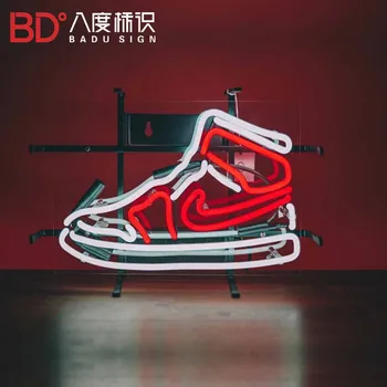 neon sports shoes