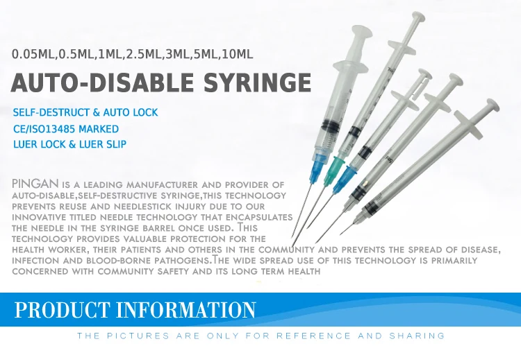 5ml AD auto-disable syringe