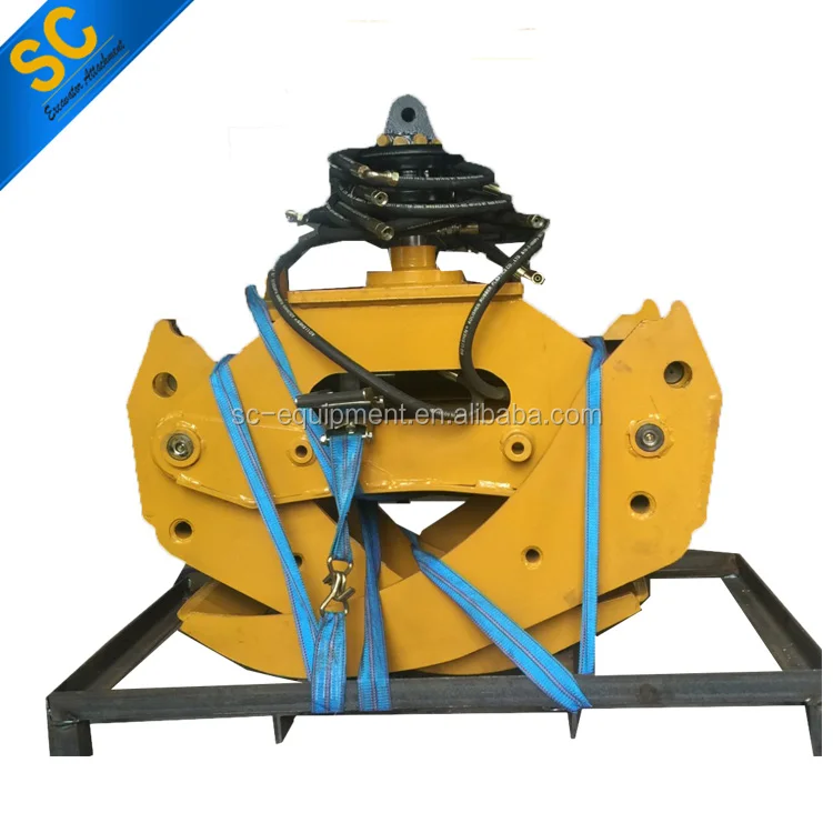 High Quality Excavator Hydraulic Pipe Clamp Wood Grapple For Sale Buy