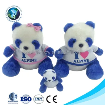 blue panda plush