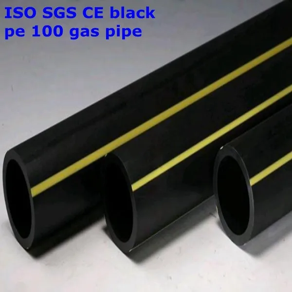 Iso Standard Black With Yellow Stripe Hdpe Gas Pipe Buy Cheap Hdpe