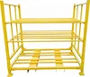 Heavy duty foldable steel stacking storage warehouse metal tire pallet racks for various wheels tyres