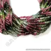 Multi Tourmaline Beads, Faceted Rondelle Beads, Gemstones Beads