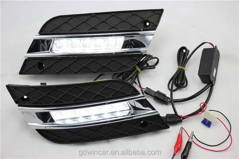 thumbnail image 2 of LED Daytime Running Lights For 2006-2008 Mercedes W164 ML-Class – Direct Fit 12W, IJDMTOY 2 of 4