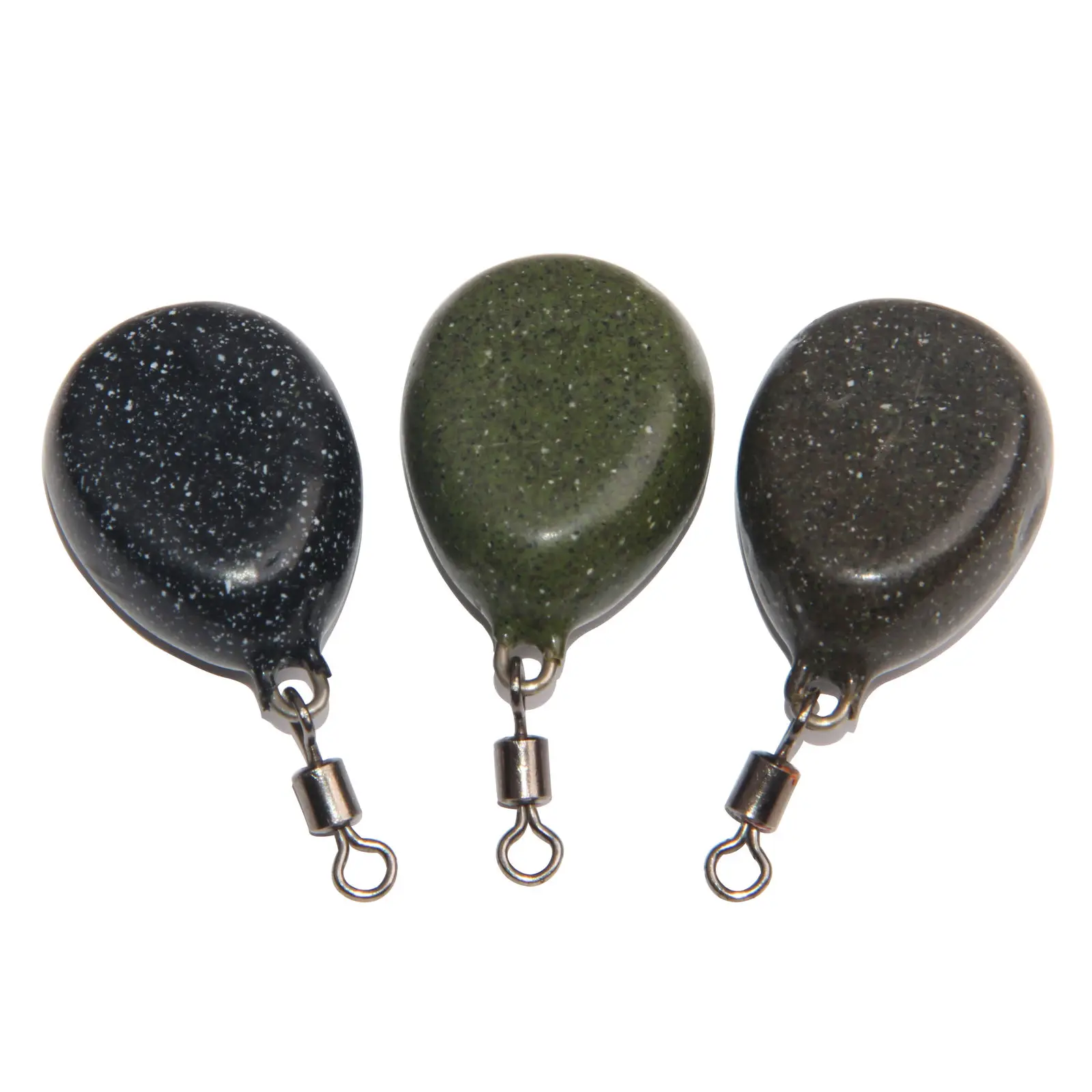 Wholesale Carp Fishing Flat Pear Fishing Weights Lead Swivel Sinkers