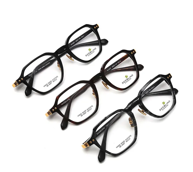 High Quality Custom Eyeglasses Frames Luxury Acetate Optical Glasses