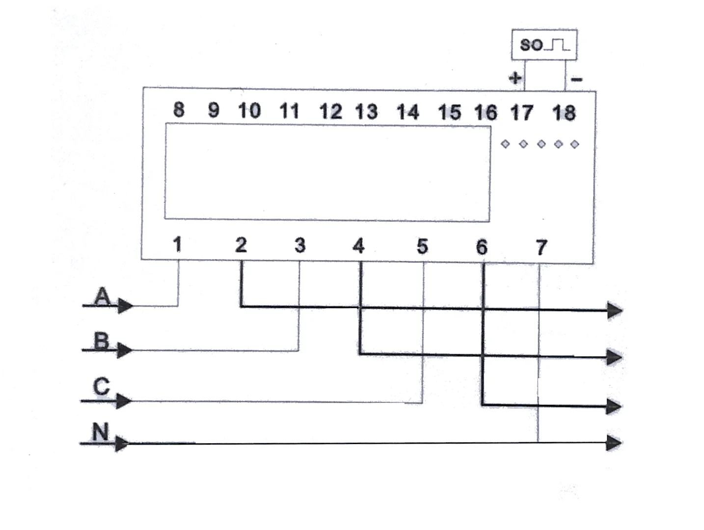3 Phase Kwh Electric Power Meter - Buy Kwh Meter,Three Phase Meter
