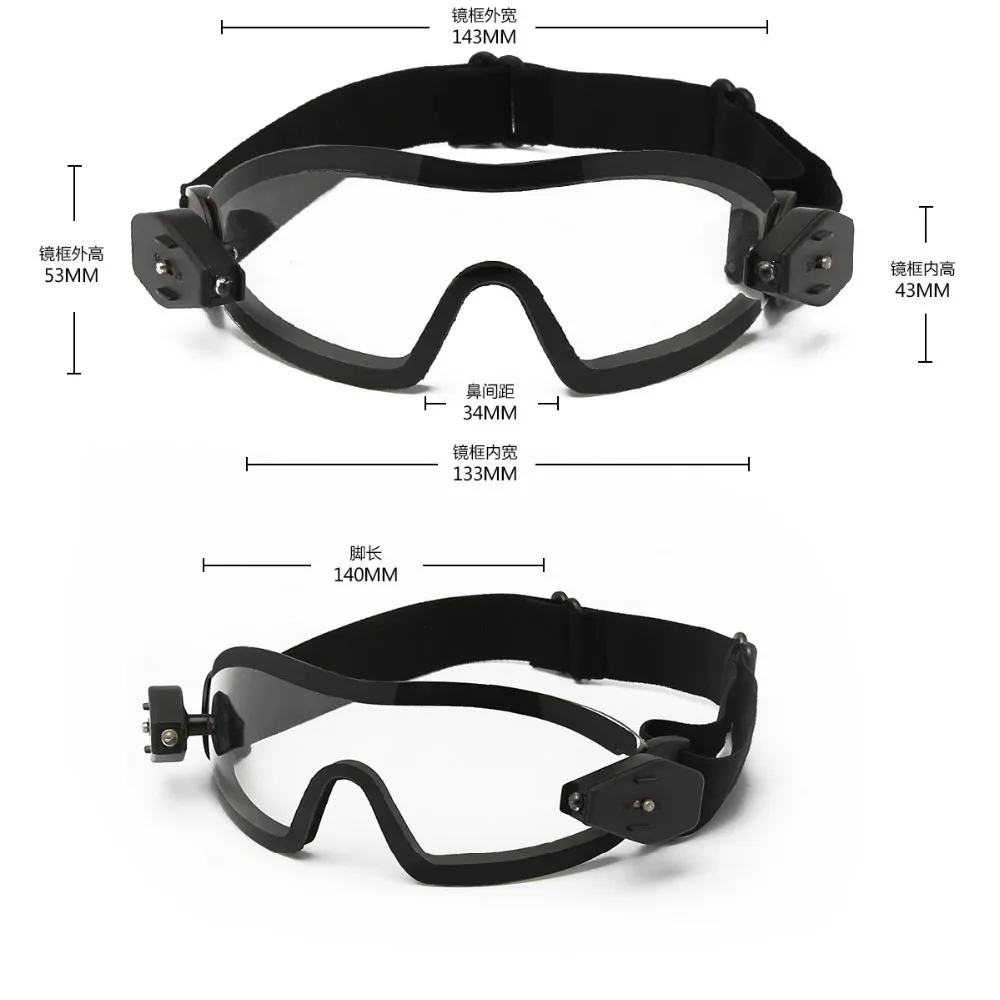 Ce Led Light Safety Goggles With Adjustable Strap - Buy Safety Goggles ...
