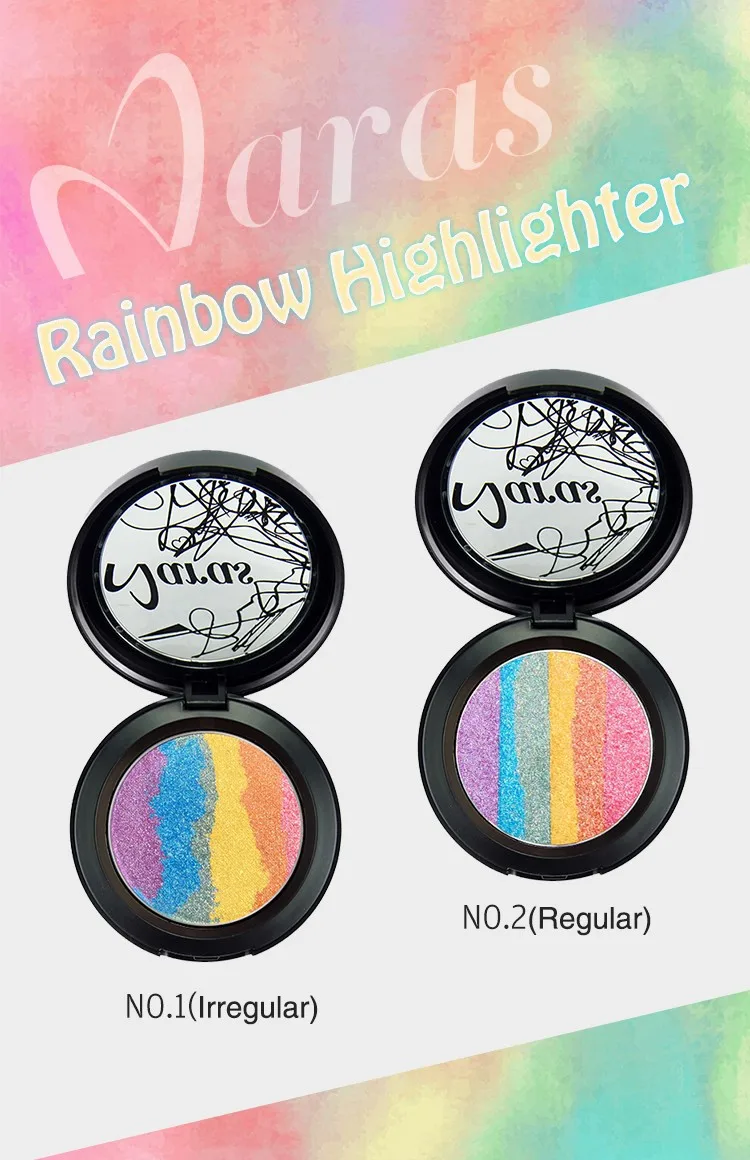 best rainbow highlighter makeup