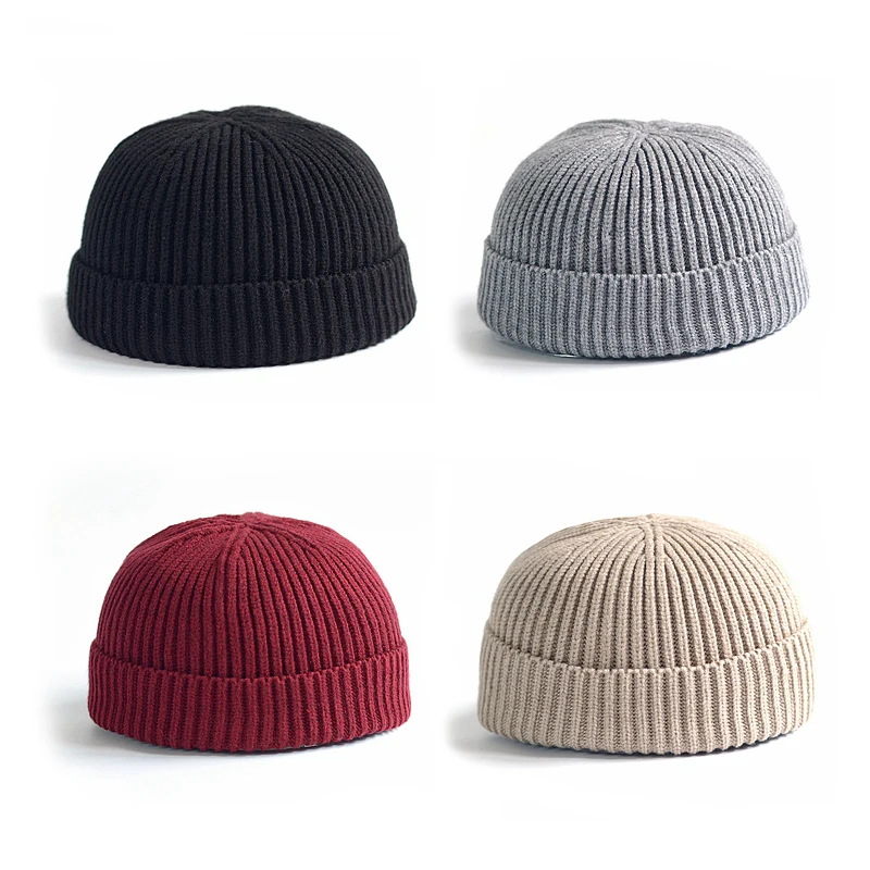 Knitted Beanie Hat,Short Winter Hat 