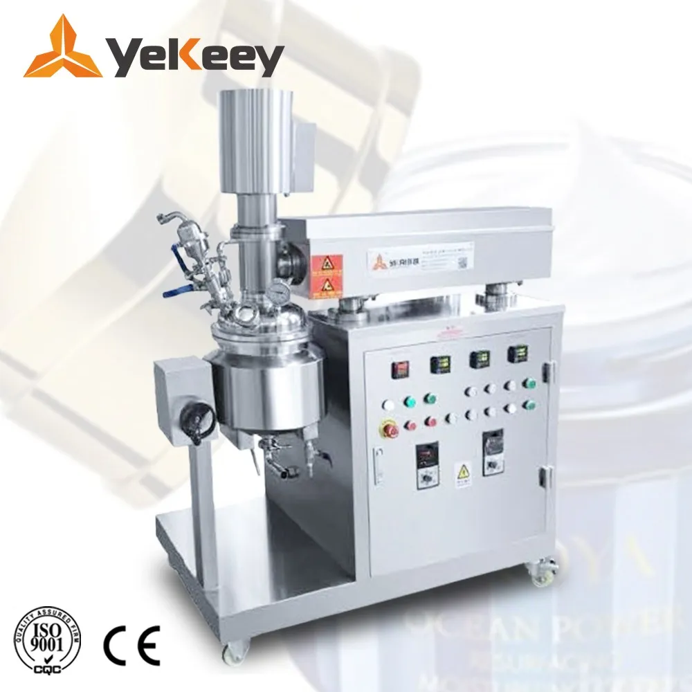 ZJR-10 Small Electric Mixing Equipment Lab Vacuum Emulsifying Mixer Machine 10L