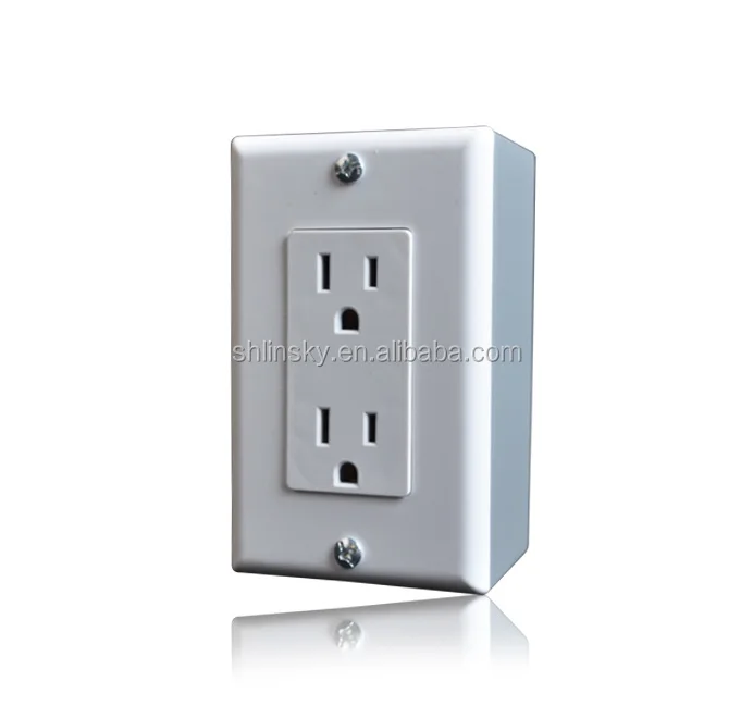 50 pc Decorator Duplex Receptacle 15 Amp GRAY 15A Decora Outlet Self Grounding