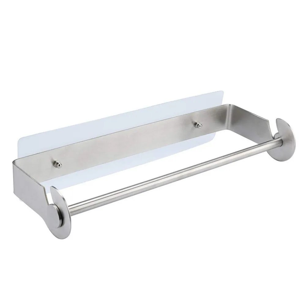 Adhesive Wall Mount No Drilling Stainless Steel Under Paper