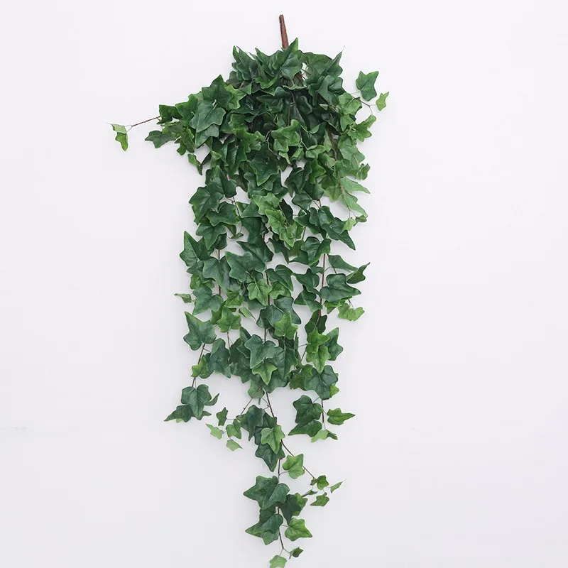 Zero High Quality Silk Green Artificial Hanging Leaves Vine Leaves