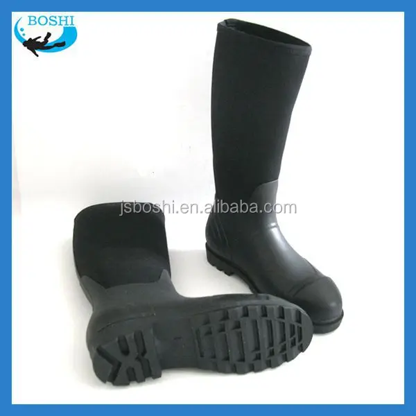 Mens Neoprene Boots,Neoprene Garden Boots,Knee High Rubber Boots For