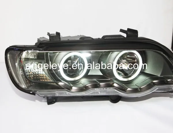 1998-2003 Year For Bmw X5 E53 Led Head Lights Led Angel Eyes Lf ...
