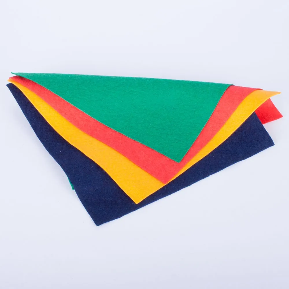 colourful craft felt soft 30% wool/70% viscose blend felt