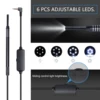 5.5mm Inspection Camera Scope Micro Otoscopes 4.3 inch display Digital Endoscope Borescope camera