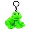 CE Standard Custom Cute Plush Mini Green Frog Toy Wholesale Stuffed Animal Soft Plush Frog Keychain