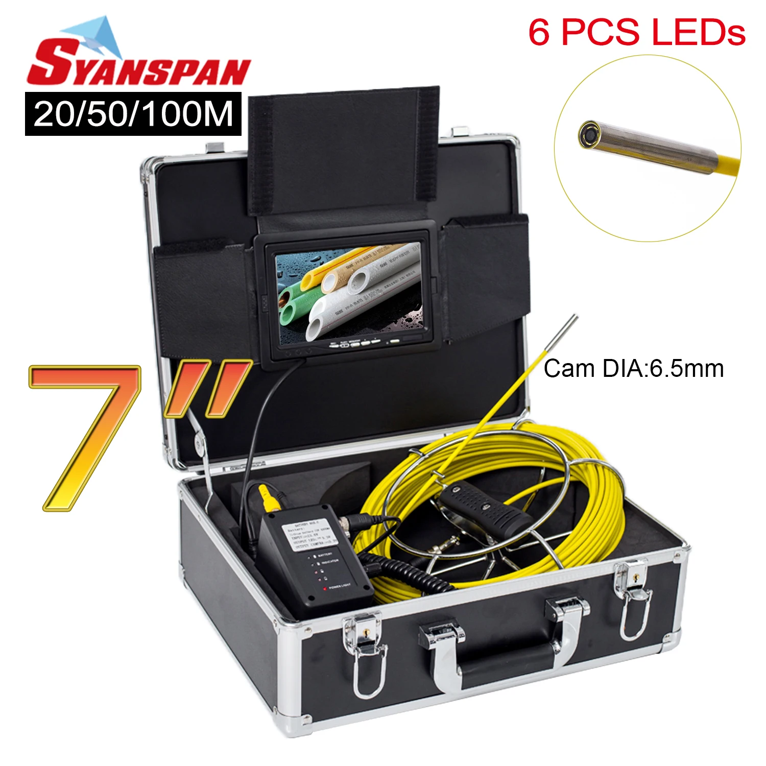 Oem Odm Underwater Borescope Endoscope Inspection Water Well Camera