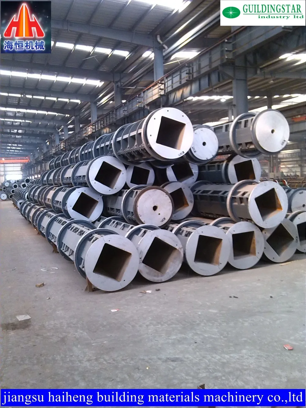 用于电杆/桩生产线的预应力混凝土旋转电杆/桩钢模