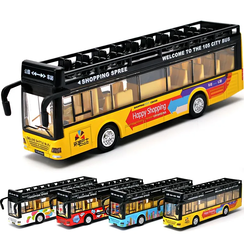 1/87 Die Cast Double Decker Bus For Sale Scale Model Toy Bus 2017 New