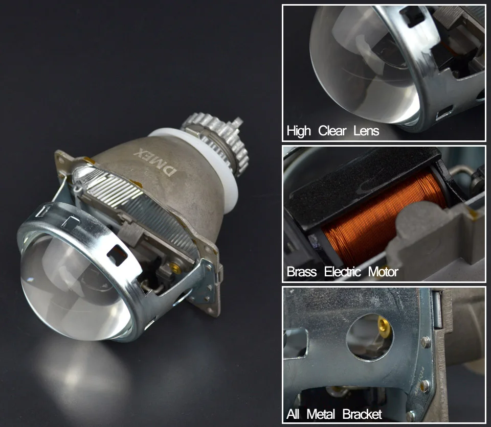 Dmex 3.0 Inch D2s Undamage Q5 Bi Xenon Projector Lens Kit H4 Buy Bi