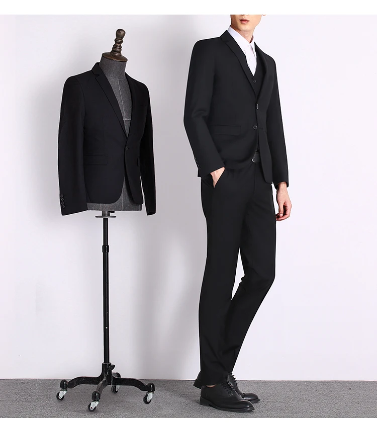 3 Piece Coat Pant New Style Wedding Dress Suits For Men - Buy New Style