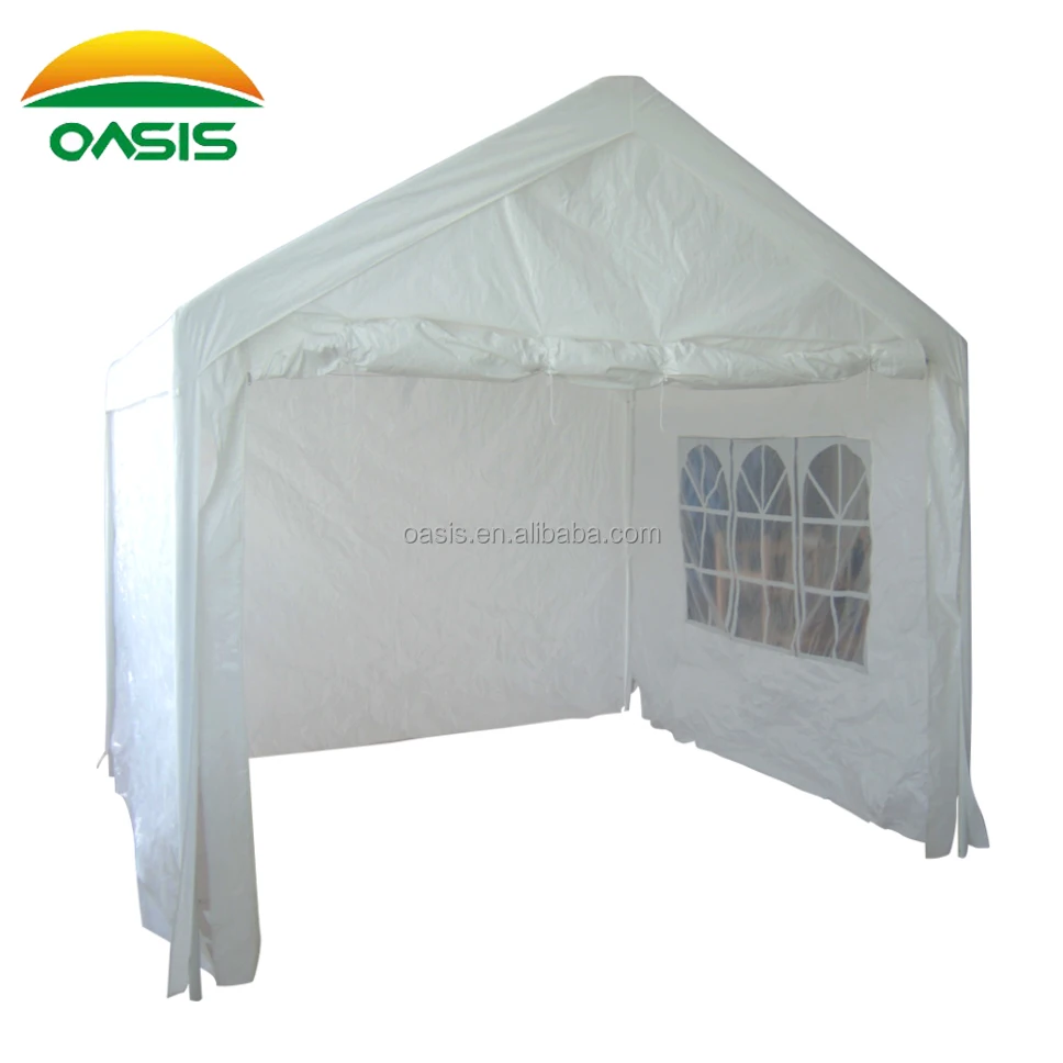 3x3m Carport Shed Car Garage Tent With Sidewall For One Car Parking