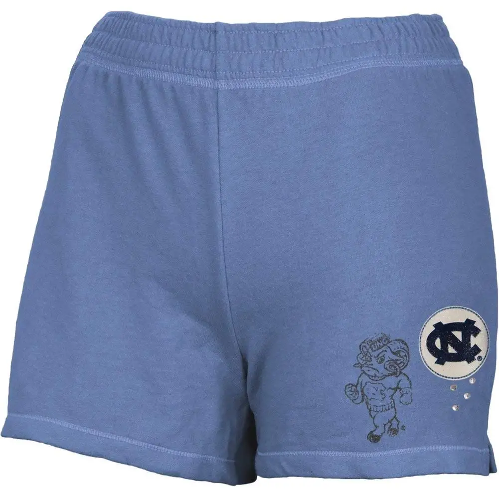 Youth Carolina Blue Houndstooth Shorts Sublimated Shorts Blue North Carolina Shorts