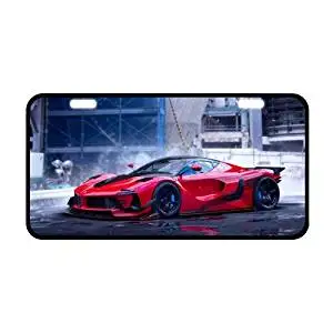 11 8 X 6 1 Race Car License Plate Tag 11 8 X 6 1 Race Car License Plate Tag