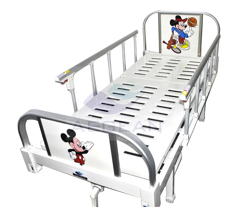 AG-CB001 approved al-alloy handrails adjustable ABS children metal beds