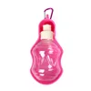 Portable collapsible plastic feeding dog cat travel pet water bottle dog breeder and drinker