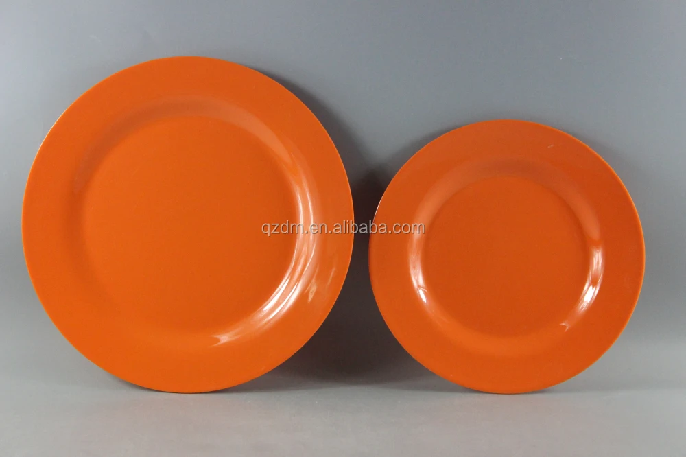 Solid Melamine Plate Set/Plastic Picnic Plate Set