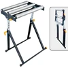 heavy duty folding roller table for woodworking support table saw