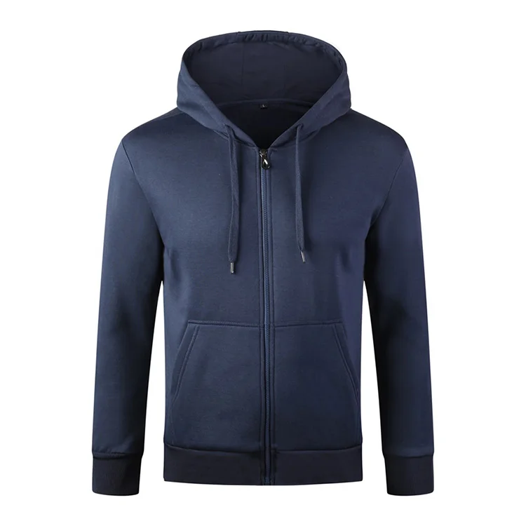 muscle fit hoodie zip