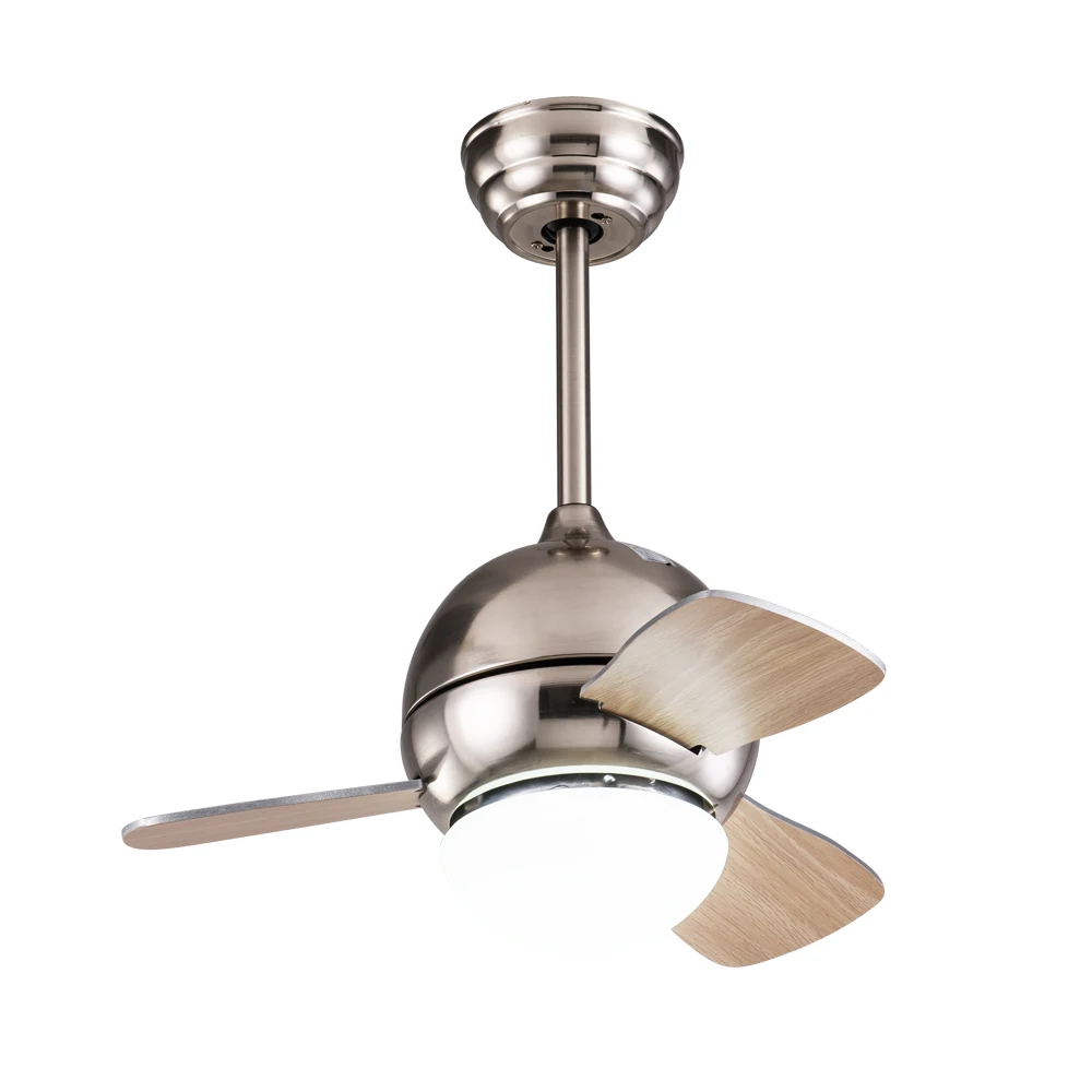 36 Inch Child Room Ceiling Fan In Brush Nickel Finish Housing With