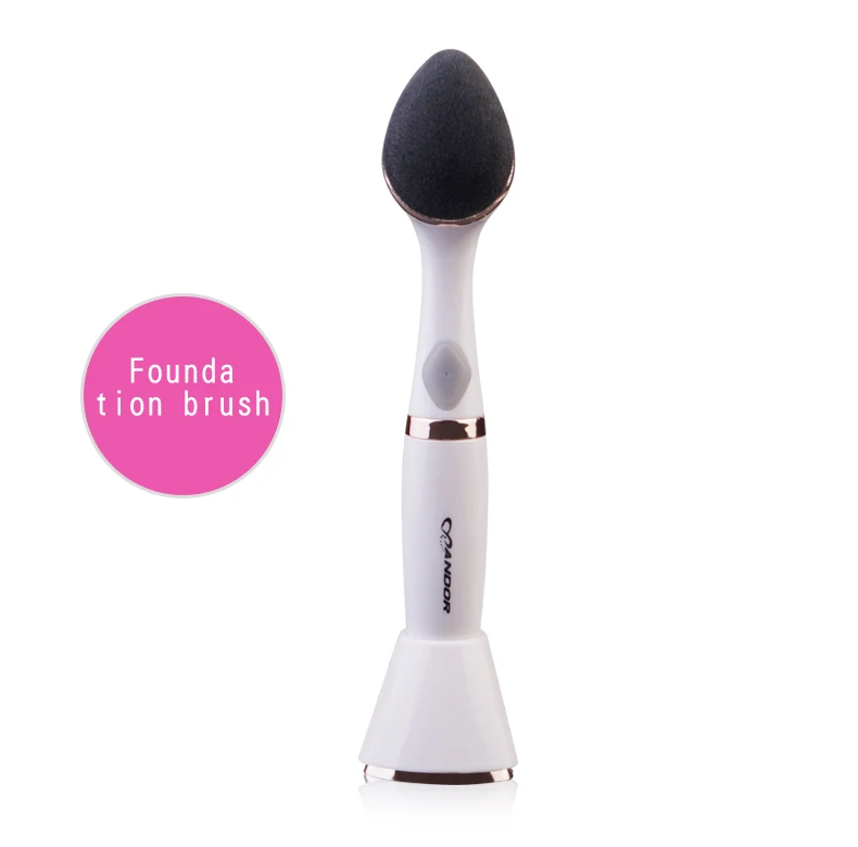 Waterproof 3 In 1 Multifunction Electric Vibrating Brush Private Label