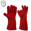 Hot sale workers split cow leather gloves for welding
