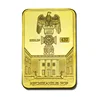 Berlin 1937 Custom Buffalo 1Gram 999 Reichs Tungsten 24K Pure Gold Bullion Bars