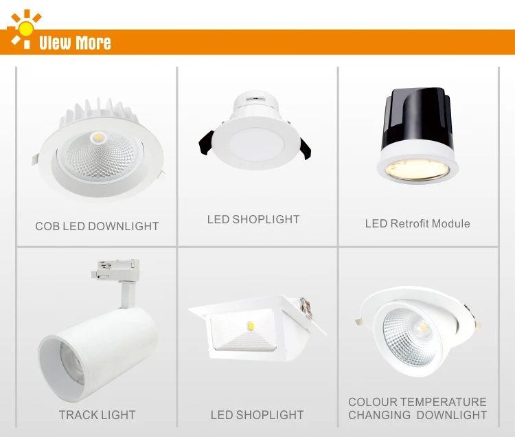 Best selling dimmable fire rated led downlight cob