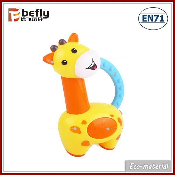 Cute Plastic Giraffe Baby Wrist Animal Rattle Toy Wholesale Buy