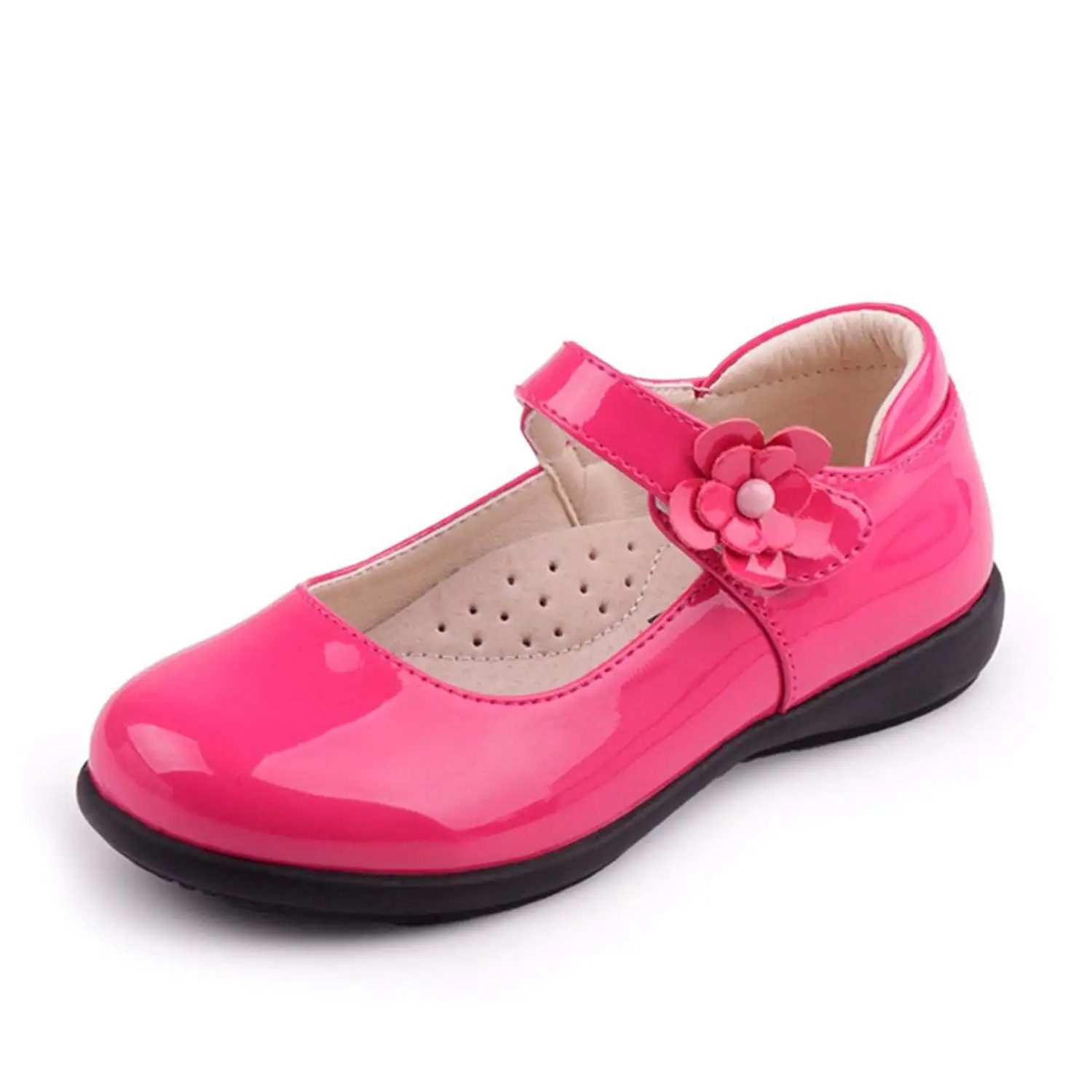 Toddler//Little Kid//Big Kid 24XOmx55S99 Girls Boys Leather Oxford Black School Uniform Outdoor Dress Shoe