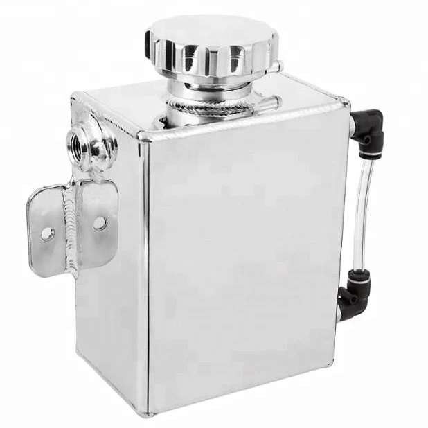 Universal 1L Kühlmittel Kühler Überlauf Recovery Wasser-tank  Aluminiumlegierung