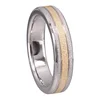 Chengjewelers sandblast stencil designs wedding stainless steel rings women