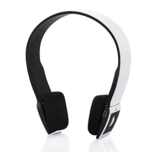 White color Wireless Bluetooth Earphone Outdoor Sport Gaming Hesdset with Microphone and DSP Noise Reduction V2.1 + EDR